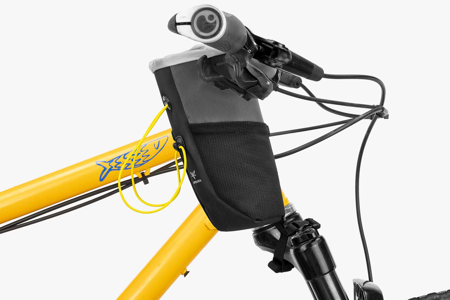 Bolsa de guiador APIDURA BACKCOUNTRY FOOD POUCH PLUS 1,2 L Preto Cinzento