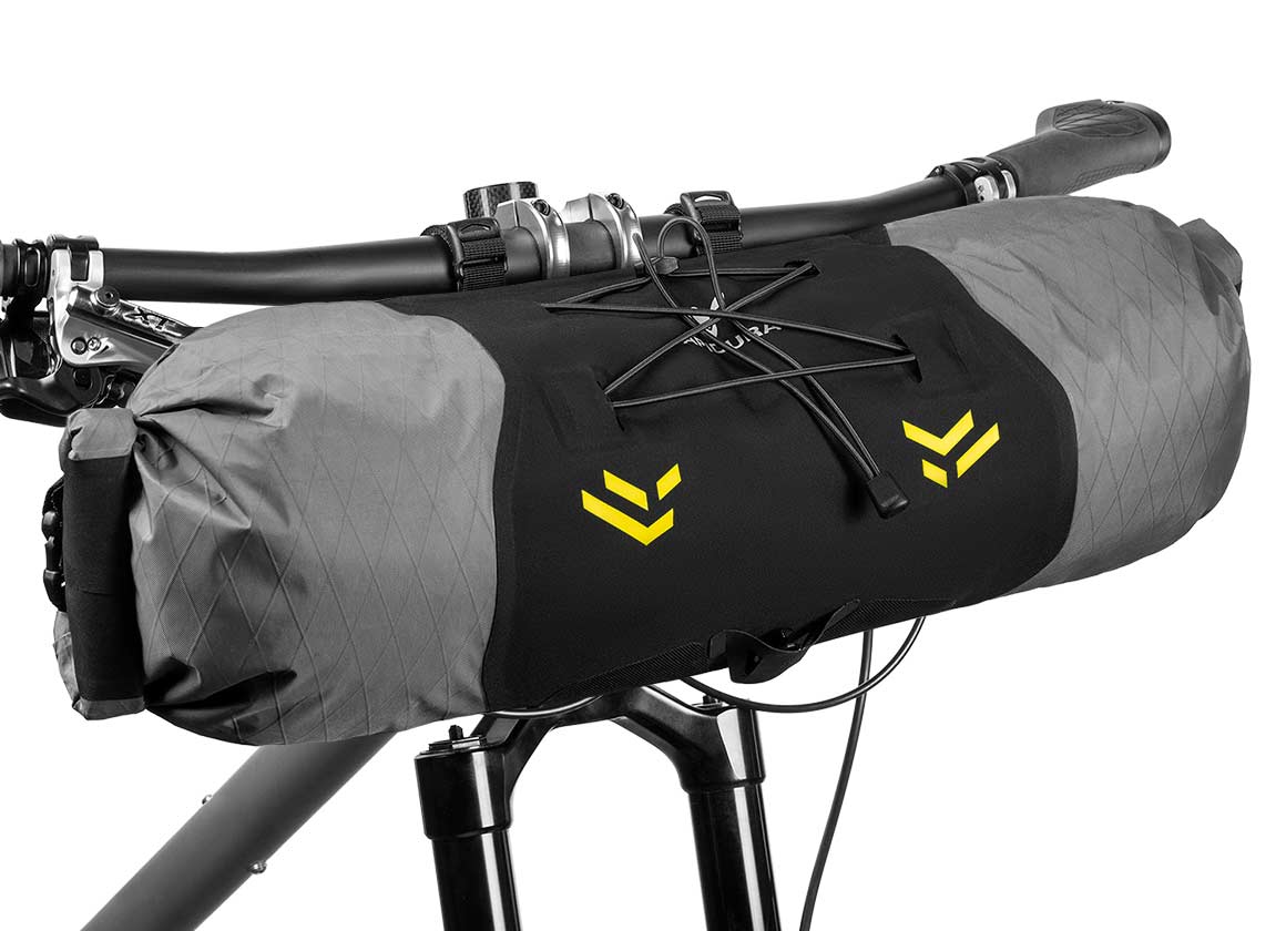 Saco de guiador APIDURA BACKCOUNTRY HANDLERBAR PACK 11 L Preto Cinzento