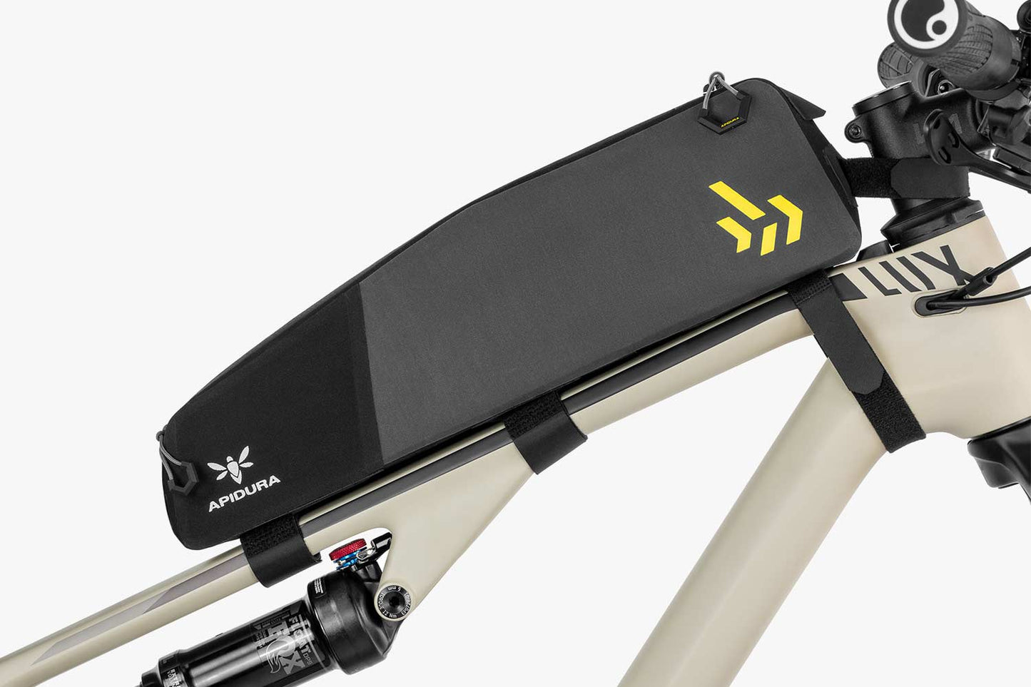 Saco de armação APIDURA BACKCOUNTRY LONG TOP TUBE PACK 1,8 L Preto Cinzento