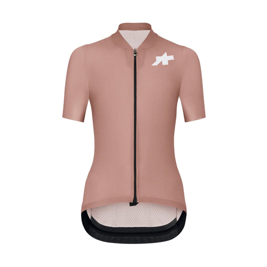 Camisola de ciclismo para mulher ASSOS UMA GT S11 EVO de manga curta, rosa flor
