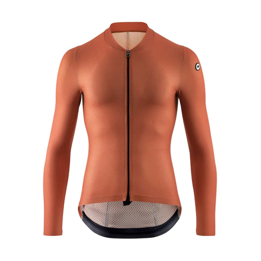 Camisola de ciclismo ASSOS MILLE GT S11 de manga comprida castanho-ferrugem