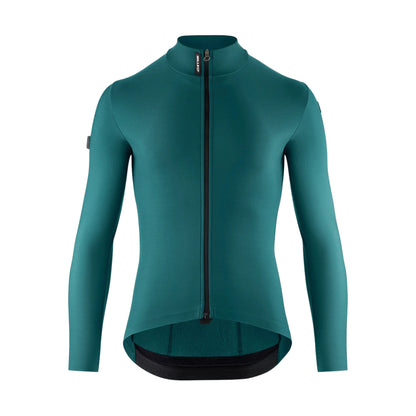 Camisola de ciclismo ASSOS MILLE GT SPRING FALL C2 de manga comprida verde-base