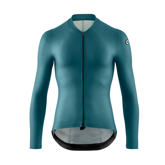 Camisola de ciclismo ASSOS MILLE GT S11 de manga comprida, verde de base