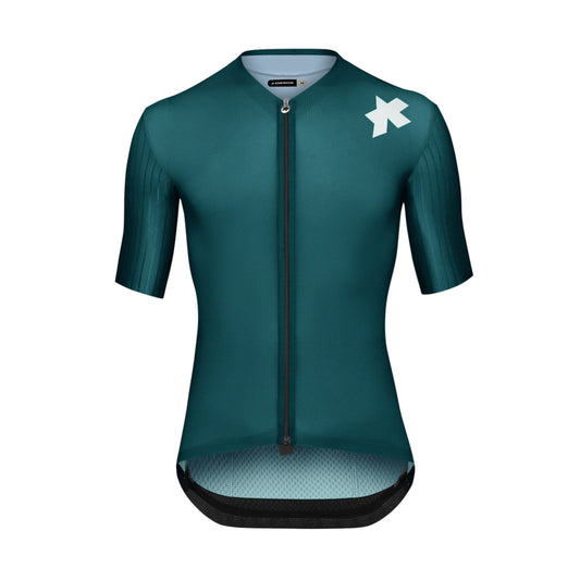 Camisola de ciclismo ASSOS EQUIPE RS S11 de manga curta, azul-petróleo