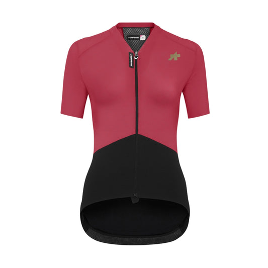 Camisola de ciclismo para mulher ASSOS UMA GTV S11 de manga curta, cor de frutos silvestres