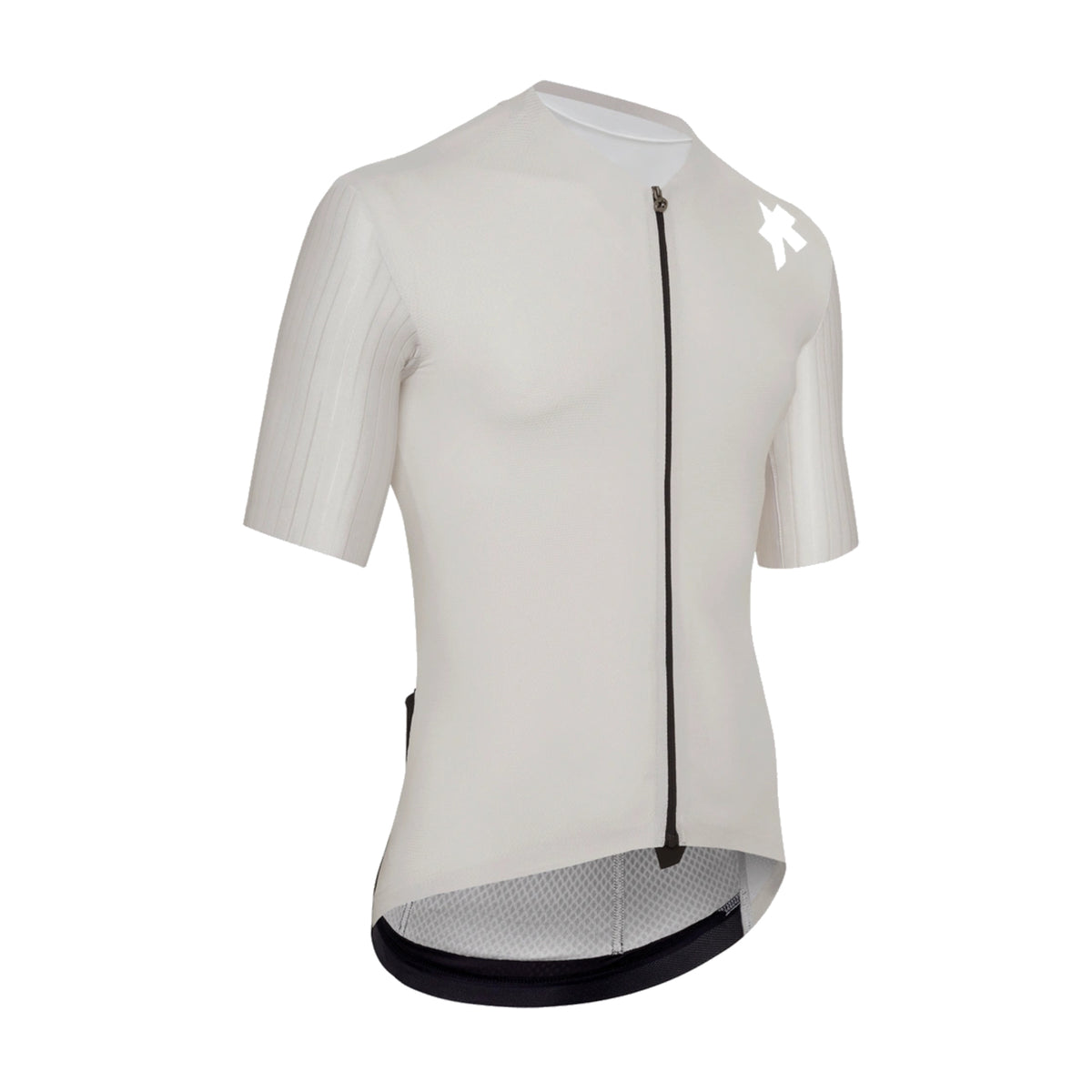 Camisola de ciclismo ASSOS EQUIPE RS S11 de manga curta, cor de leite de amêndoa