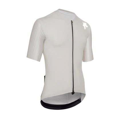 Camisola de ciclismo ASSOS EQUIPE RS S11 de manga curta, cor de leite de amêndoa