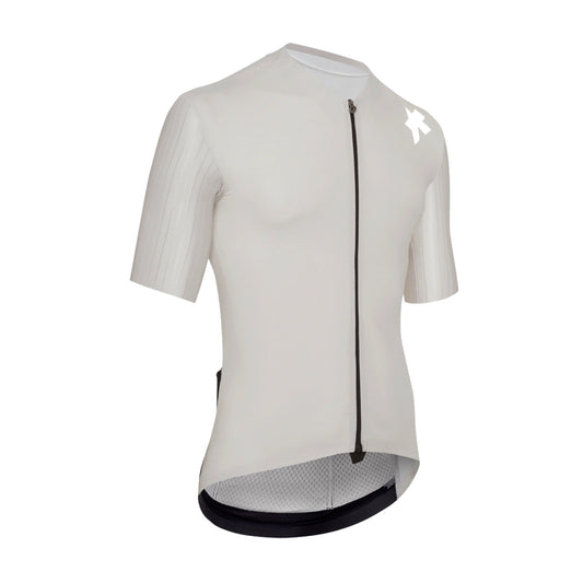 Camisola de ciclismo ASSOS EQUIPE RS S11 de manga curta, cor de leite de amêndoa