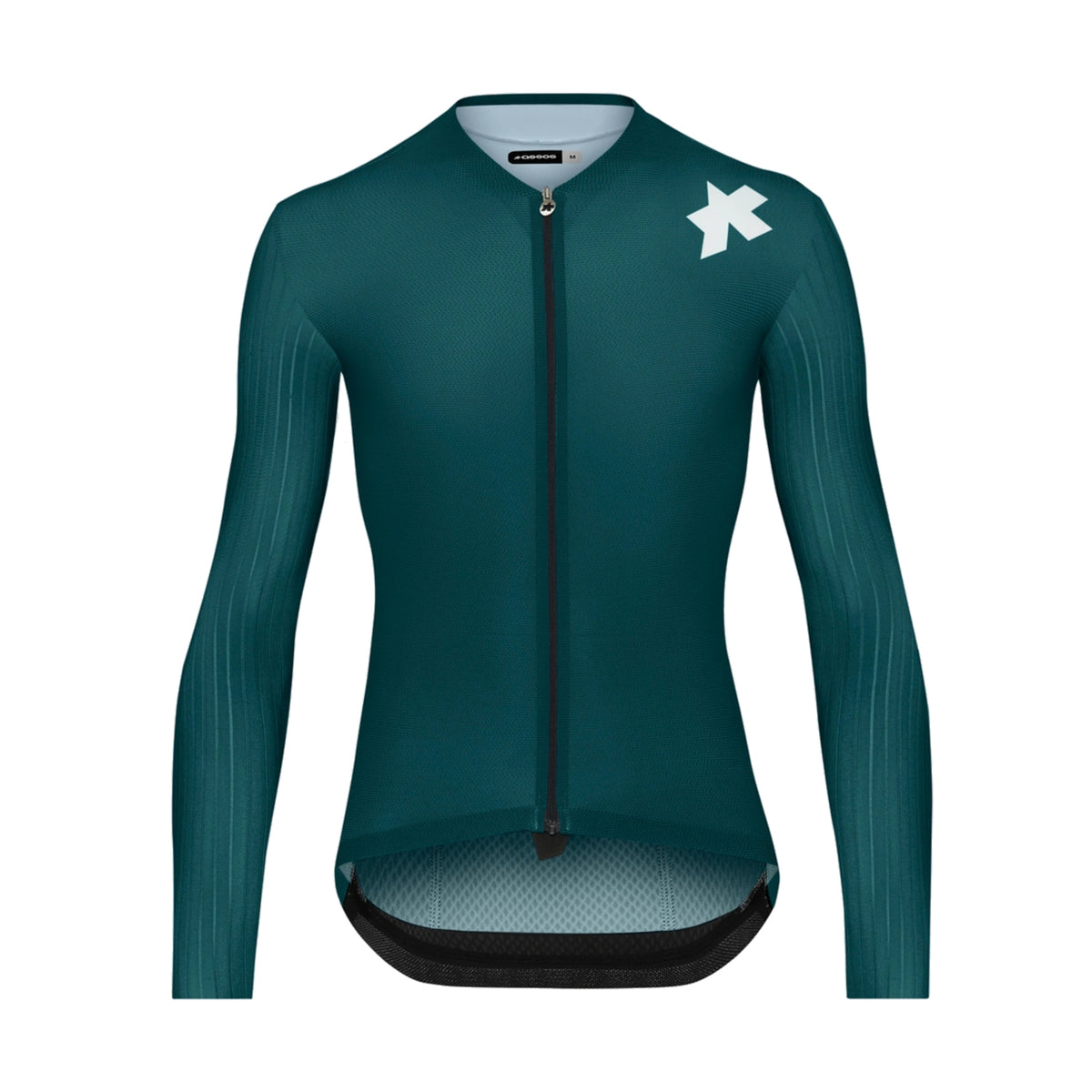 Camisola de ciclismo ASSOS EQUIPE RS S11 de manga comprida, azul-petróleo