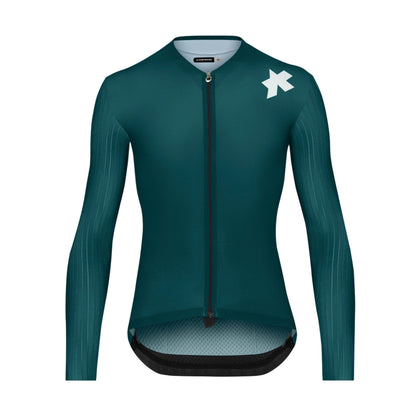 Camisola de ciclismo ASSOS EQUIPE RS S11 de manga comprida, azul-petróleo