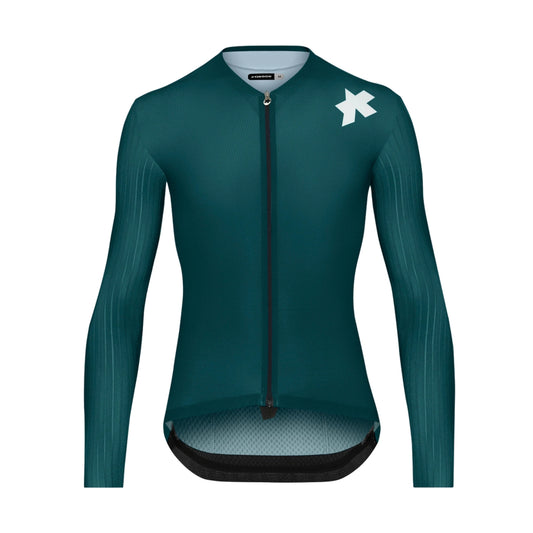 Camisola de ciclismo ASSOS EQUIPE RS S11 de manga comprida, azul-petróleo