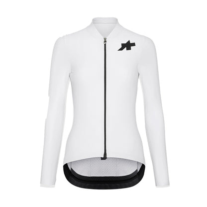 Camisola de ciclismo ASSOS UMA GT S11 EVO de senhora, de manga comprida, branca