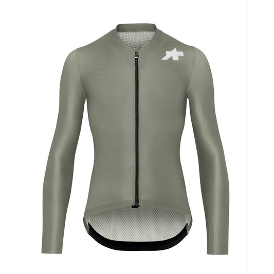 Camisola de ciclismo ASSOS MILLE GT S11 EVO de manga comprida, verde