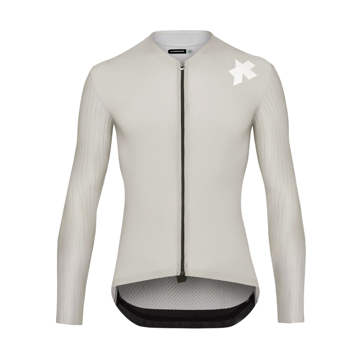 Camisola de ciclismo ASSOS EQUIPE RS S11 de manga comprida, leite de amêndoa