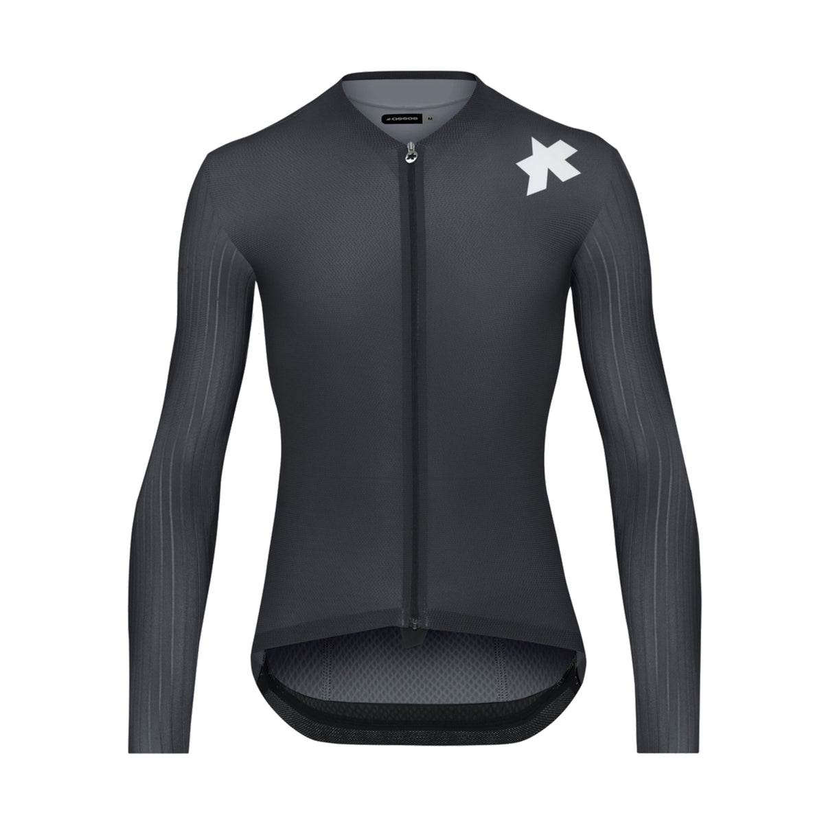 Camisola de ciclismo ASSOS EQUIPE RS S11 de manga comprida, preta/cinzenta