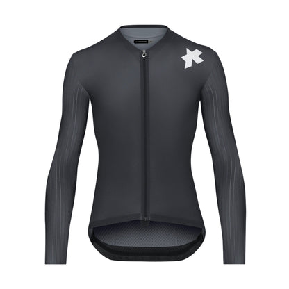 Camisola de ciclismo ASSOS EQUIPE RS S11 de manga comprida, preta/cinzenta