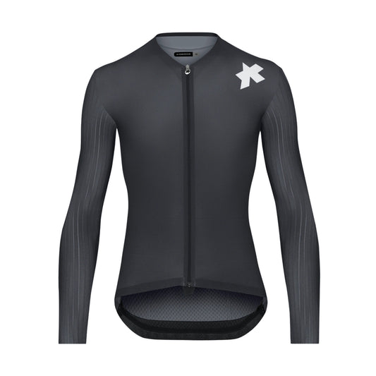 Camisola de ciclismo ASSOS EQUIPE RS S11 de manga comprida, preta/cinzenta
