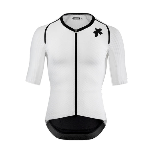 Camisola de ciclismo ASSOS EQUIPE RSR BOLIDE de manga curta branca
