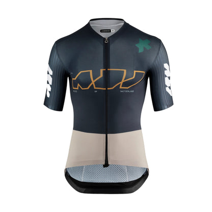 Camisola de ciclismo ASSOS EQUIPE RS S11 «Something to Say» de manga curta, azul