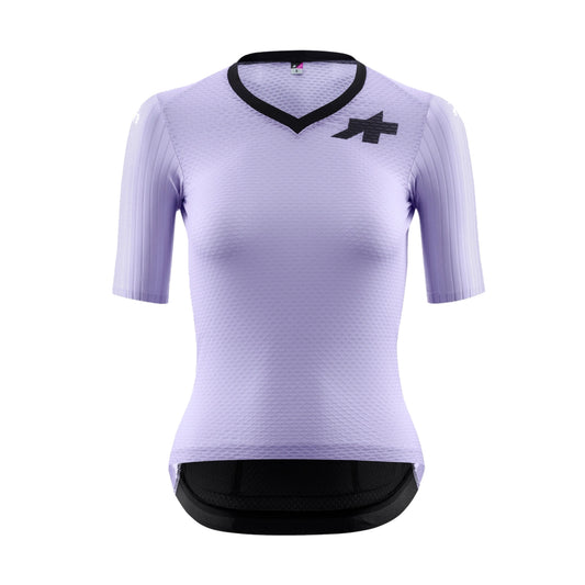 Camisola de ciclismo ASSOS DYORA RSV S11 de manga curta para mulher, lavanda