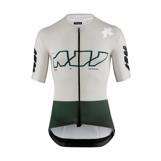 Camisola de ciclismo ASSOS EQUIPE RS S11 «Something to Say» de manga curta, branca