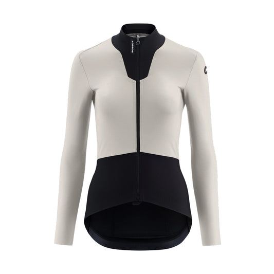Camisola de ciclismo ASSOS DYORA R SPRING FALL S11 de manga comprida para mulher, branca