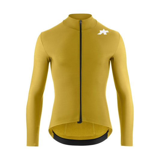 Camisola de ciclismo ASSOS MILLE GT SPRING FALL S11 de manga comprida amarela