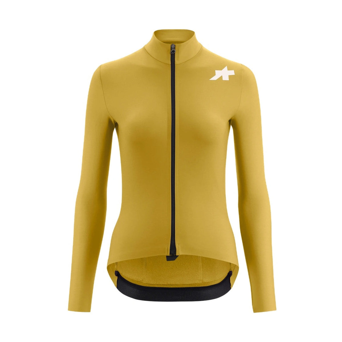 Camisola de ciclismo ASSOS MILLE GT SPRING FALL S11 de manga comprida para mulher amarela