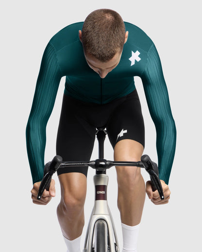 Maillot ASSOS EQUIPE RS S11 Mangas Longas Petrol