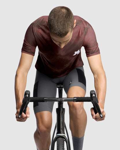 Camisola ASSOS TACTICA T5 MUD FLAGE Mangas Curtas Castanho