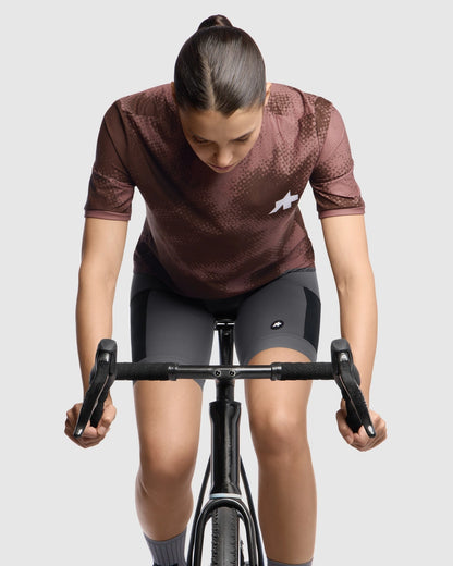 Camisola ASSOS TACTICA T5 MUD FLAGE Mangas Curtas Castanho