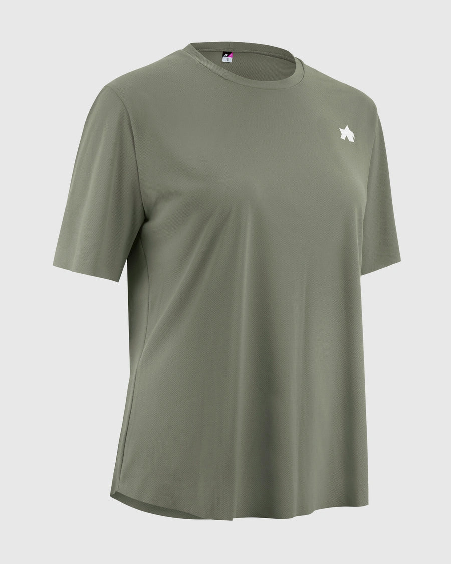 Camisola de manga curta TACTICA POST RIDE T5 para mulher Verde