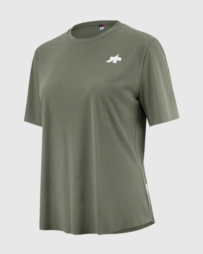 Maillot ASSOS TACTICA POST RIDE T5 Mangas Curtas Mulher Verde
