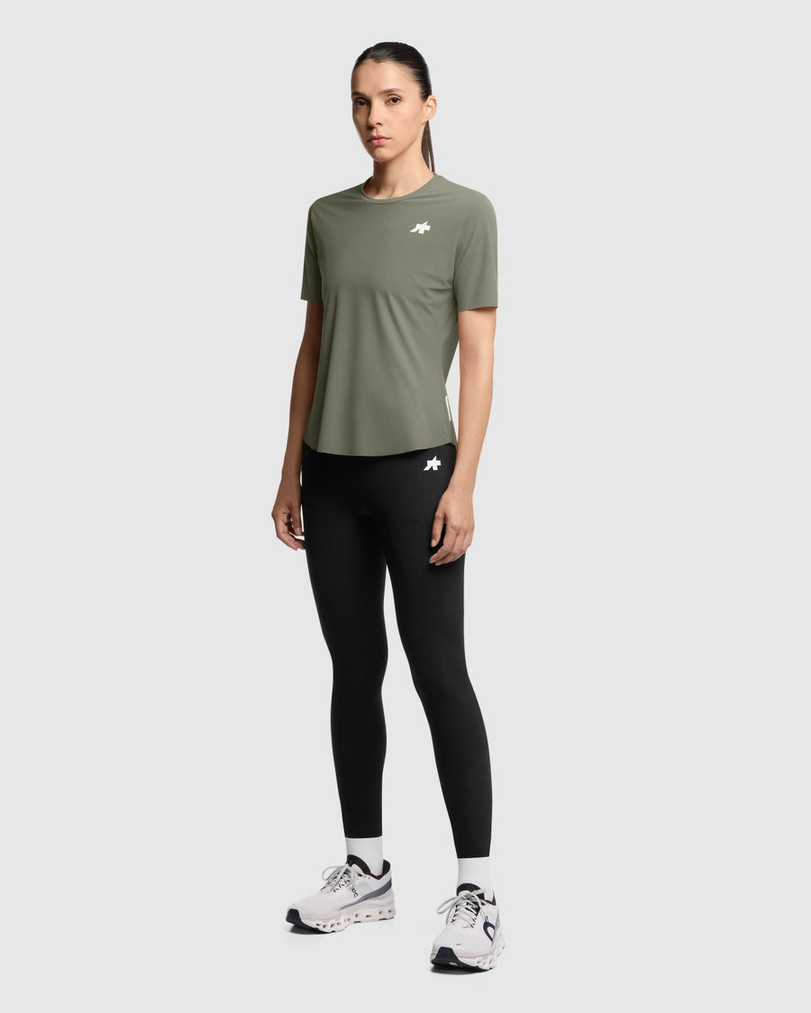 Camisola de manga curta TACTICA POST RIDE T5 para mulher Verde
