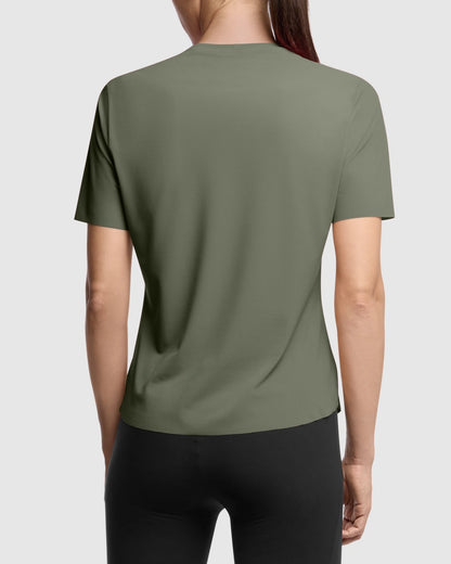 Maillot ASSOS TACTICA POST RIDE T5 Mangas Curtas Mulher Verde