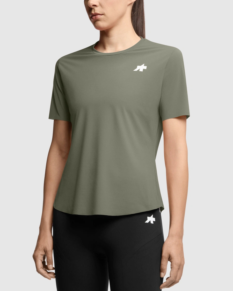 Camisola de manga curta TACTICA POST RIDE T5 para mulher Verde