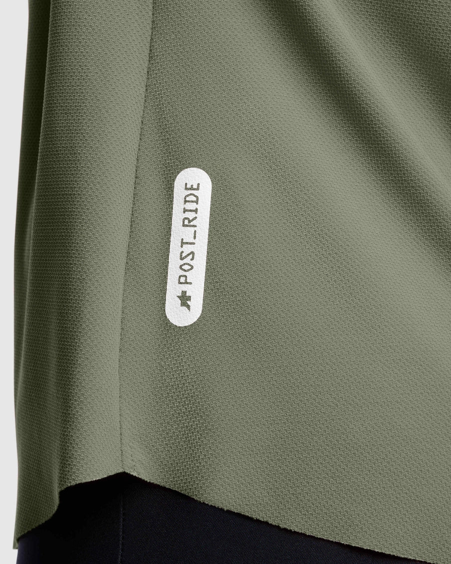 Camisola de manga curta TACTICA POST RIDE T5 para mulher Verde