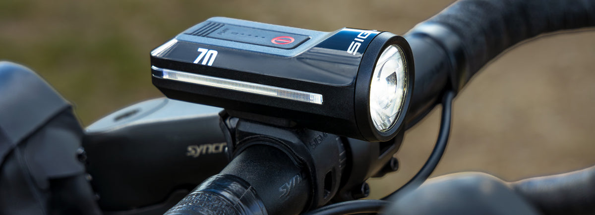 SIGMA AURA 70 — visibilidade lateral Light Guide
