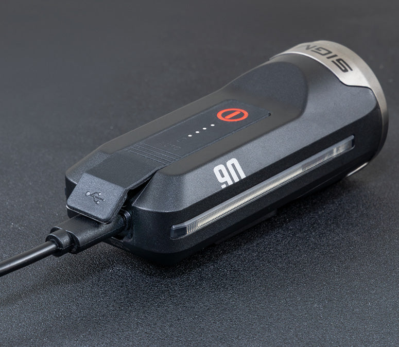 SIGMA AURA 90 — carregamento USB-C