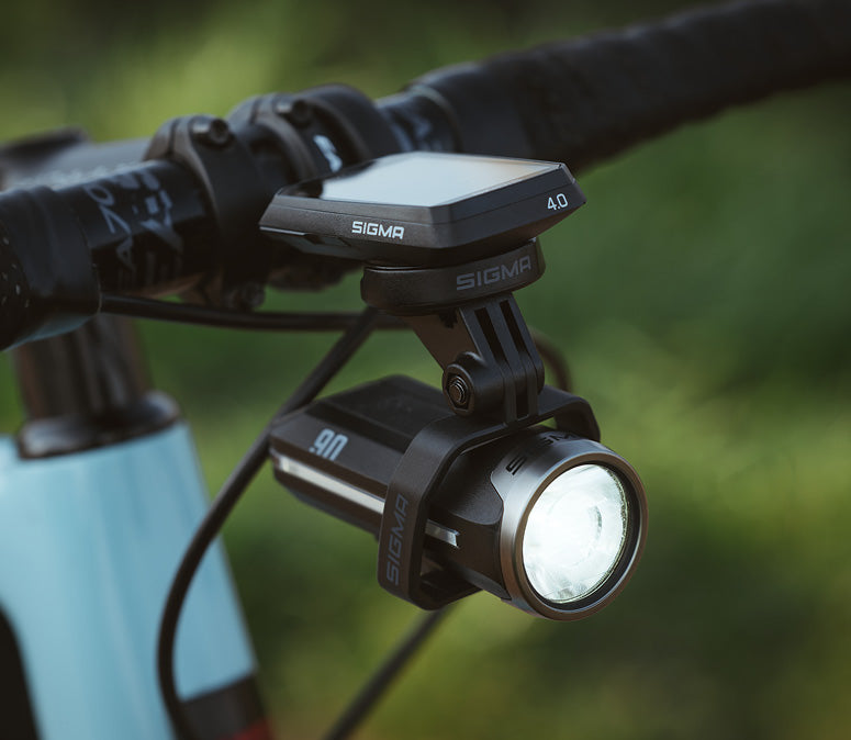 SIGMA AURA 90 — montagem no guiador