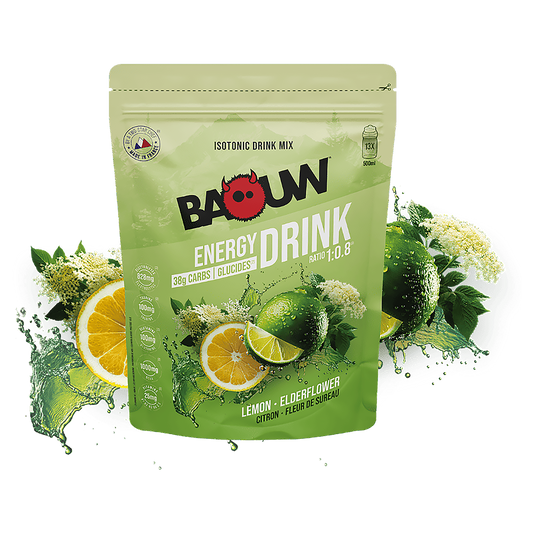BAOUW ISOTONIC Bebida energética (585 g) Limão e sabugueiro