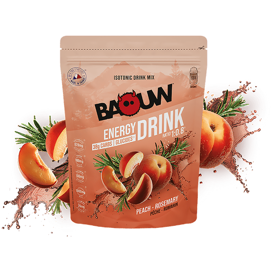 BAOUW ISOTONIC Bebida energética (585g) Pêssego Alecrim