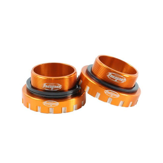 Pedaleira HOPE 68/73/83 mm eixo 30 mm Laranja
