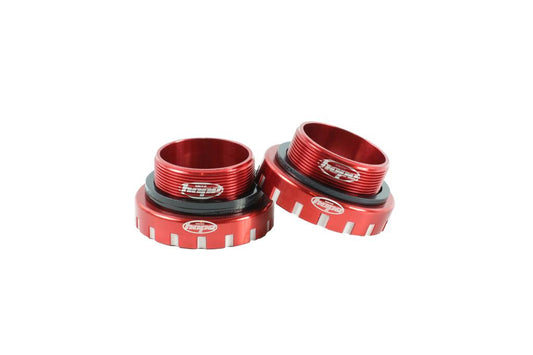 Pedaleira HOPE 68/73/83 mm eixo 30 mm Vermelho