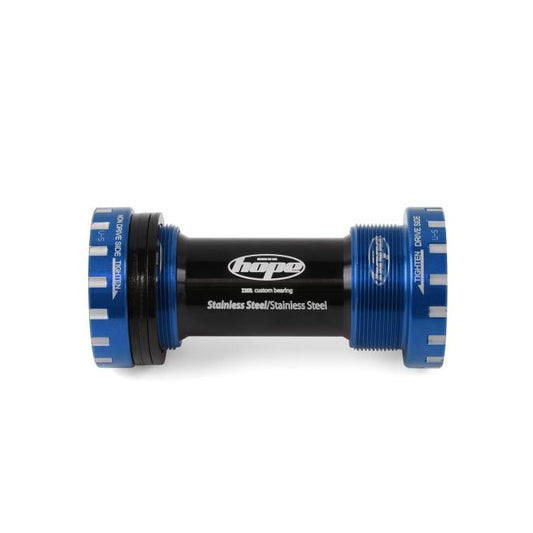 Pedaleira HOPE 68/73 mm eixo 24 mm Azul