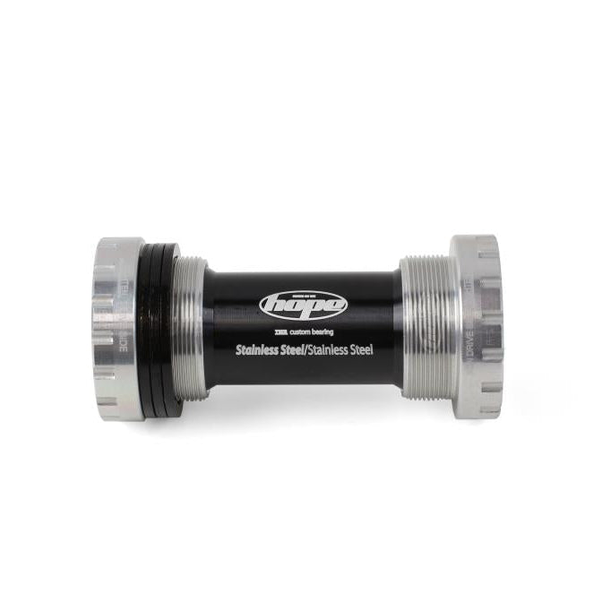 Pedaleira HOPE 68/73 mm eixo 24 mm Prata Mate
