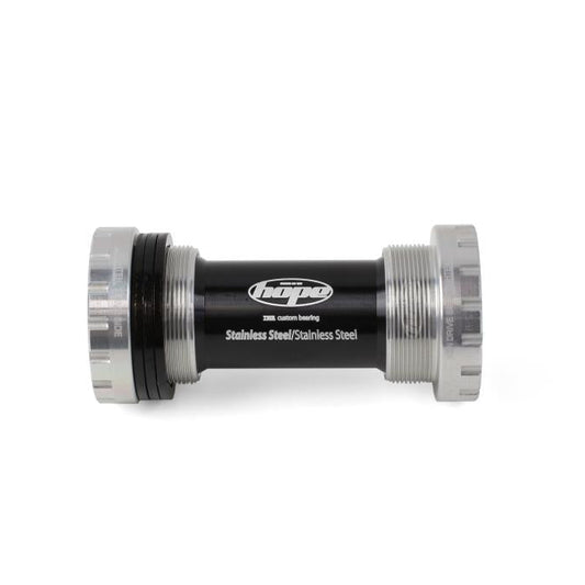 Pedaleira HOPE 68/73 mm eixo 24 mm Prata Mate