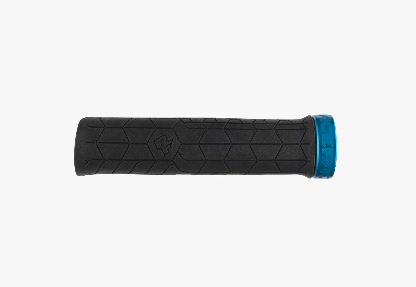 Punhos RACE FACE GETTA Lock-On 135mm Preto/Turquesa