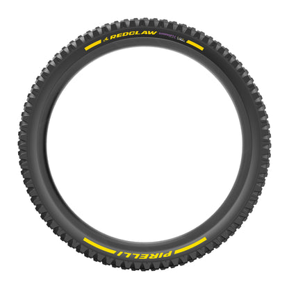 Pneu PIRELLI SCORPION RED CLAW 29x2.40 Supersoft DH+Wall Tubeless Ready de talão dobrável preto/amarelo Team Edition