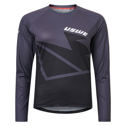 Jersey USWE BERG MTB Mangas Compridas Mulher Preto